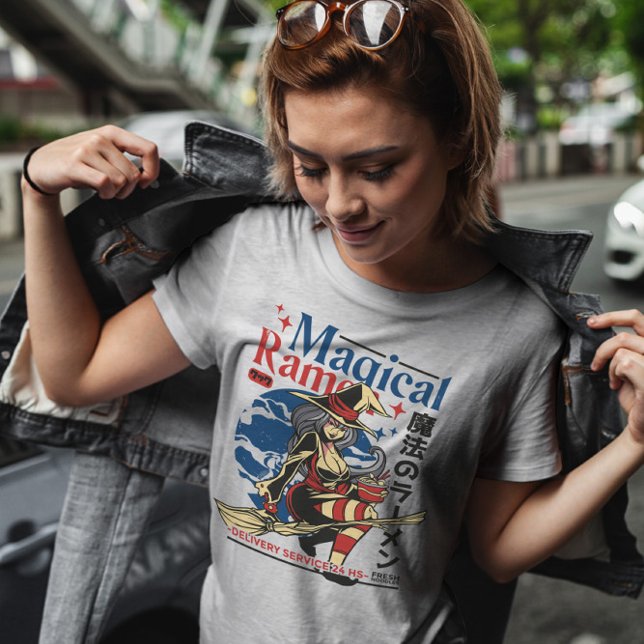 Camiseta Witch Ramen Noodles Fanatsy (Criador carregado)