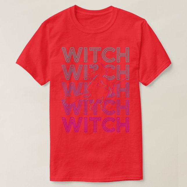 Camiseta Witch Retro (Frente do Design)