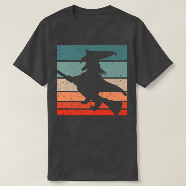 Camiseta Witch Retro Style Vintage  653  (Frente do Design)