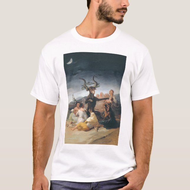 Camiseta Witches Sabbath - Francisco de Goya (1797-1798) (Frente)