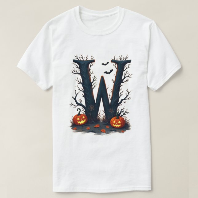 Camiseta Witch's Sunset or Letter with W (Frente do Design)