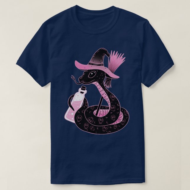 Camiseta Witchy cobra (Frente do Design)