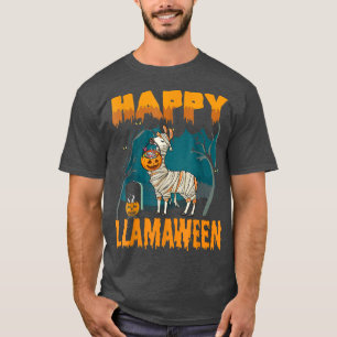 Camiseta Witchy Halloween Llama Happy Llamentre