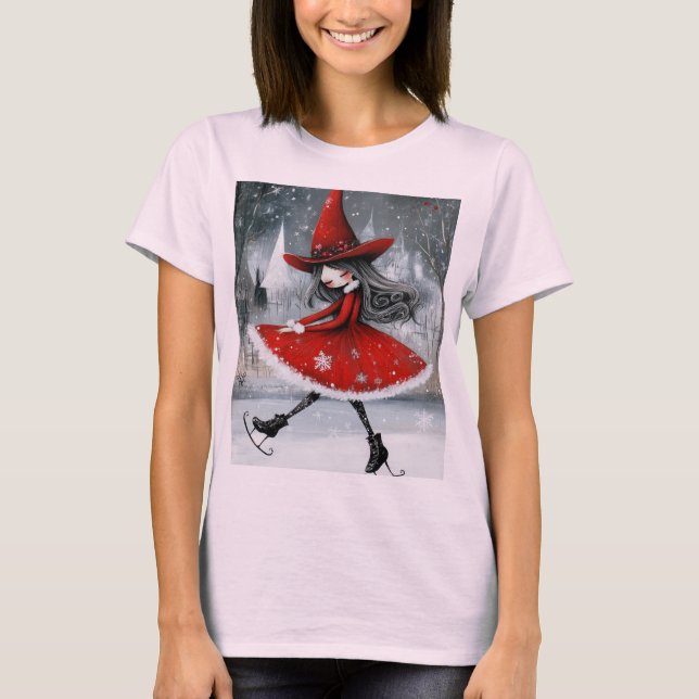 Camiseta Witchy Little Christmas (Frente)
