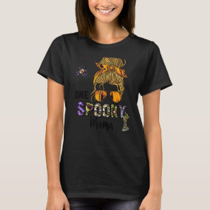 Camiseta Witchy Mama Skull Witch Groovy One Spooky