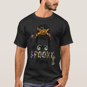 Camiseta Witchy Mama Skull Witch Women Groovy One Spooky Mã