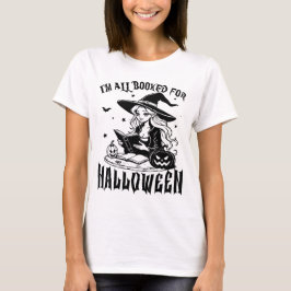 Camiseta Witchy Reads: Eu sou todo viciado em Halloween