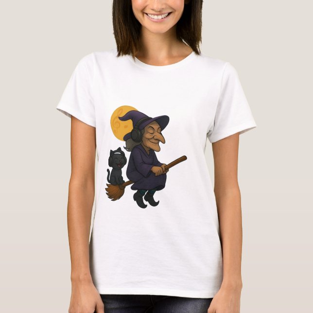 Camiseta Witchy Vibes: À Túmula da Magia" (Frente)