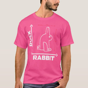Camiseta Witgensteins Rabbit Duck Illusão Matemática Geek P