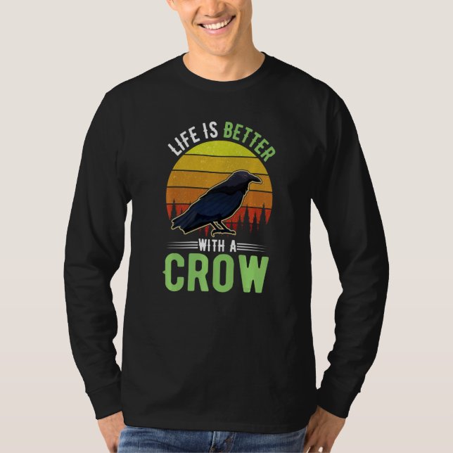 Camiseta with a Crow Raven (Frente)
