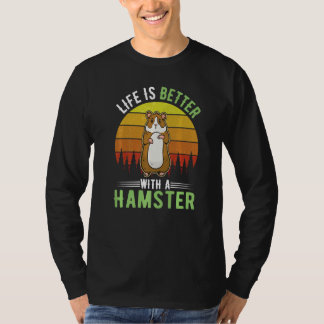 Camiseta with a Hamster Wheel Hamster  1