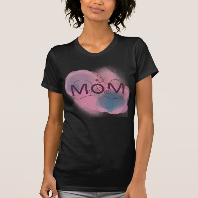 Camiseta With a mom's heart and a rockstar's soul (Frente)