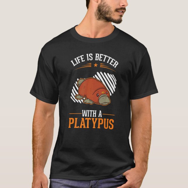 Camiseta with a Platypus (Frente)