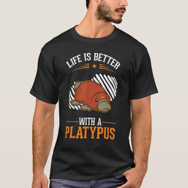 Camiseta with a Platypus (Frente)