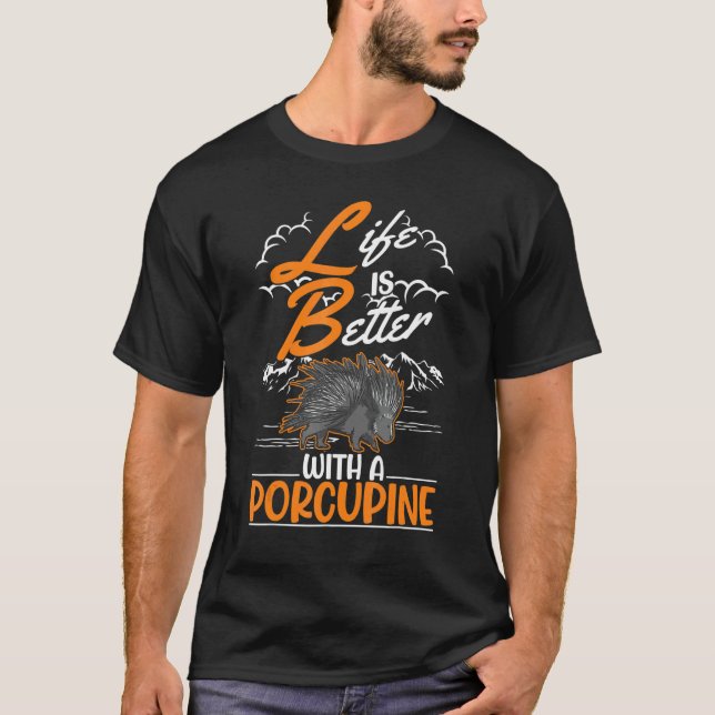 Camiseta with a Porcupine (Frente)