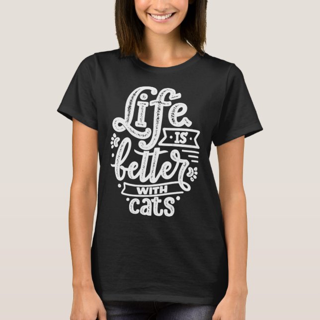Camiseta with Cats (Frente)