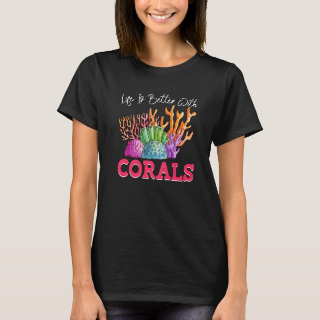 Camiseta With Corals Ocean Coral Reefs (Frente)