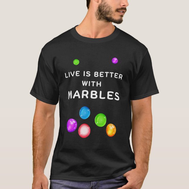 Camiseta WITH MARBLES para jogadores de mármore (Frente)