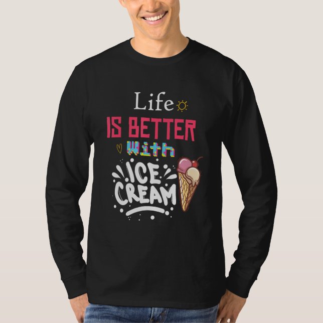 Camiseta With Sprinkles Sweet Ice cream (Frente)