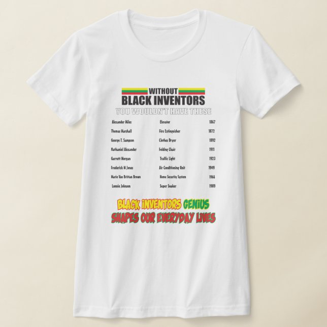Camiseta Without Black Inventors T-Shirt (Postura )