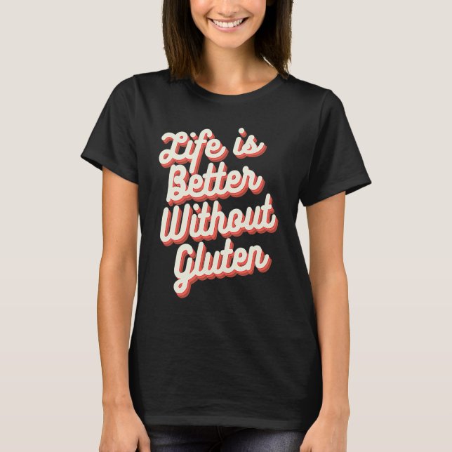 Camiseta Without Gluten  Gluten Free  1 (Frente)