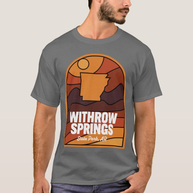 Camiseta Withrow Springs State Park Arkansas (Frente)