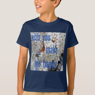 Camiseta withyou make me happy "kids t shirt"