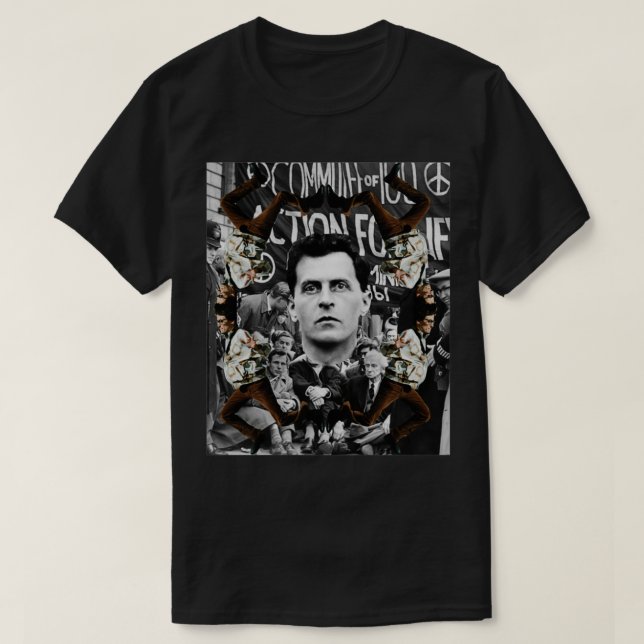 Camiseta wittgenstein 2 (Frente do Design)