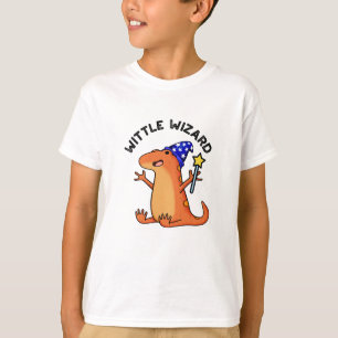 Camiseta Wittle Wizard Funny Lizard Pun