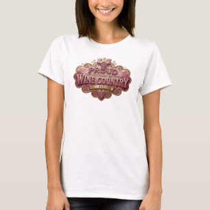 Camiseta Witty Gold CIDADÃO ORGULHOSO DO PAÍS DO VINHO v2