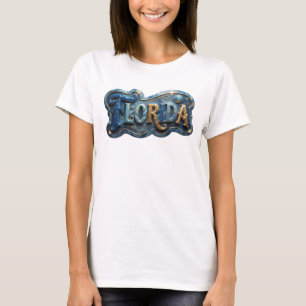 Camiseta Witty Gold FLORIDA Slogan