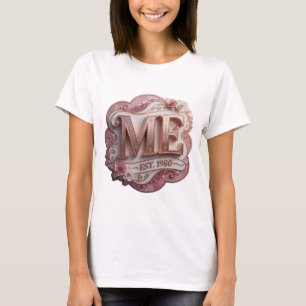 Camiseta Witty Gold ME EST 1980 Citação Design