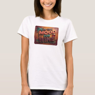 Camiseta Witty Pink IN THE MOOD FOR WINE