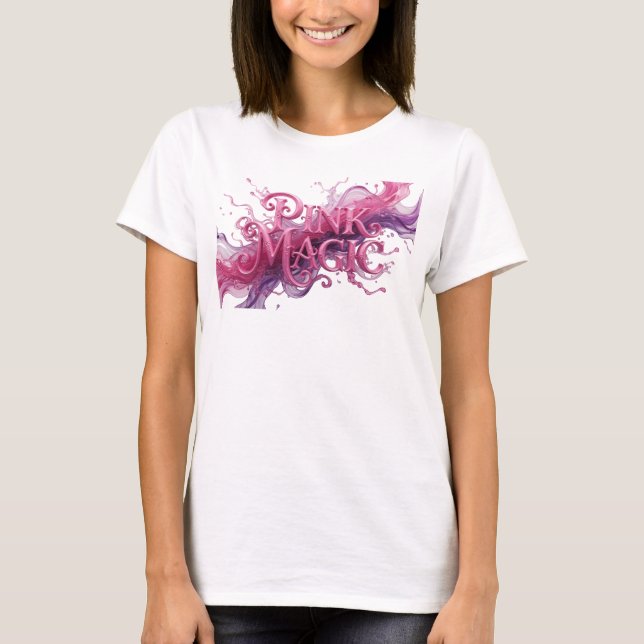 Camiseta Witty Pink PINK MAGIC Statement (Frente)
