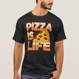 Camiseta Witty Pizza É Homens Mulheres Meninas Pizza