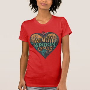 Camiseta Witty Wisdom Heart Tee: Onde Rir é Dourado