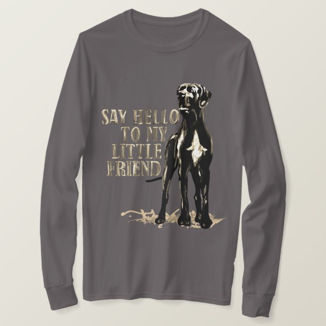 Camiseta Witziges Doggen Shirt (Frente do Design)