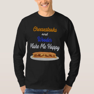 Camiseta Wiz Wit Philly Cheesesteak Sanduíches e Wooder C