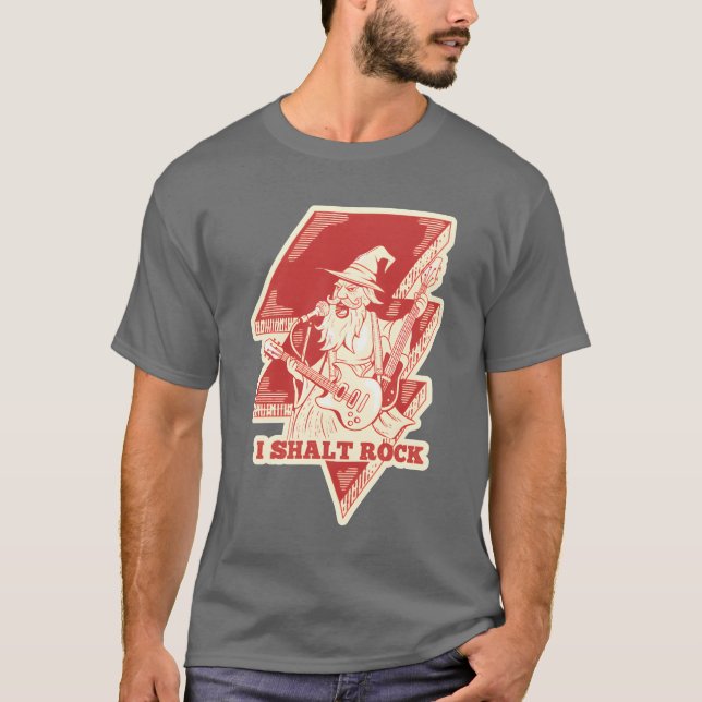Camiseta Wizard Rock Guitar Illustration friends (Frente)