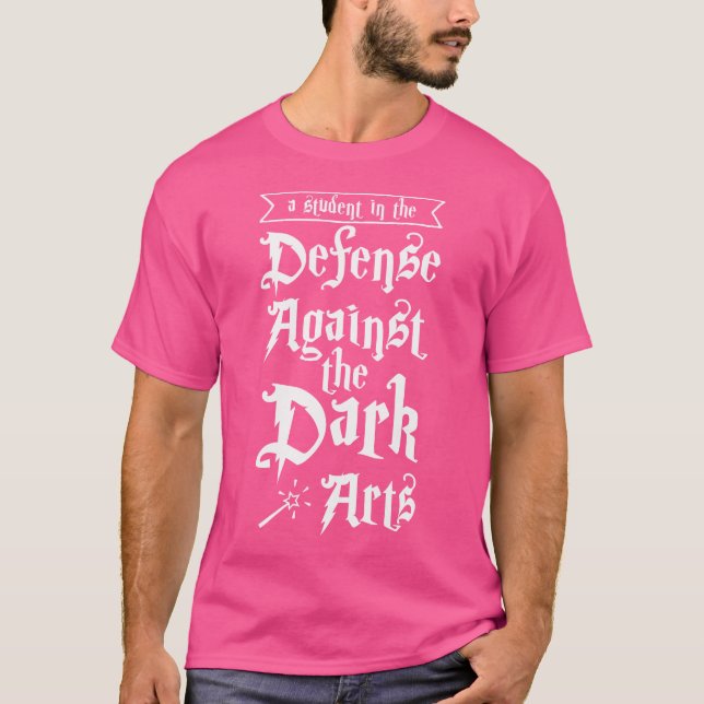 Camiseta Wizard School - Student In The Defense Against The (Frente)