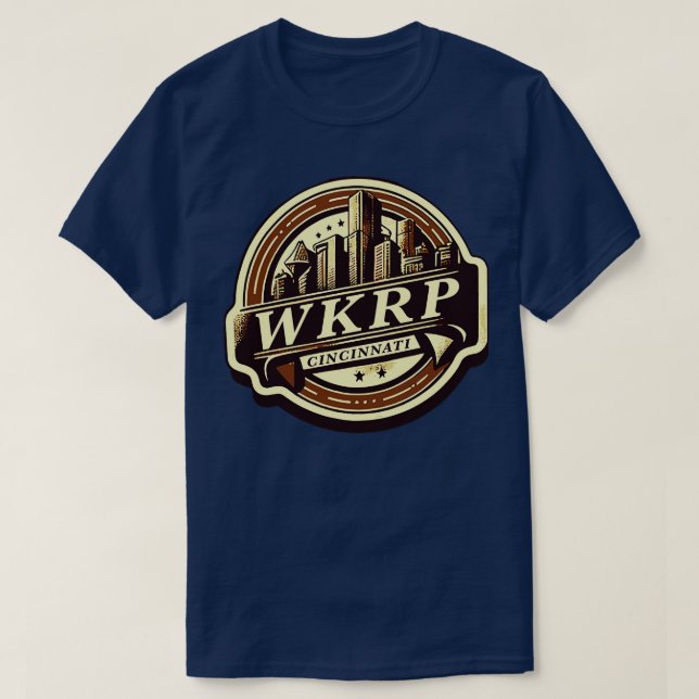 Camiseta WKRP em Cincinnati (Frente do Design)