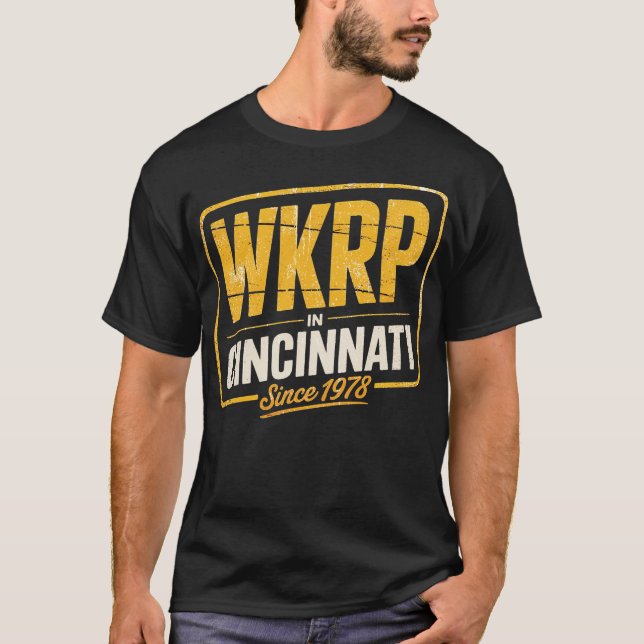 Camiseta WKRP em Cincinnati - Desde 1978 (Frente)