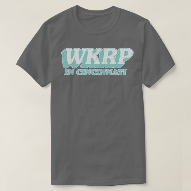 Camiseta WKRP em Cincinnati vintage (Frente do Design)