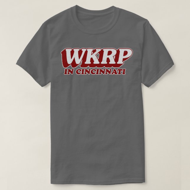 Camiseta WKRP em Cincinnati vintage 1 (Frente do Design)
