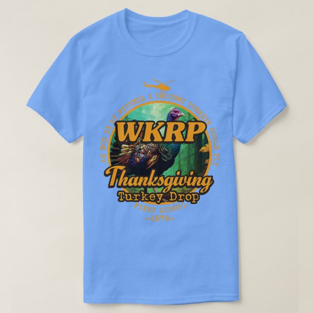Camiseta WKRP Turquia Drop 1978 (Frente do Design)