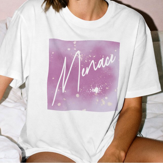Camiseta WLW Lavender Menace Lesbian Subtle Sapphic (Criador carregado)