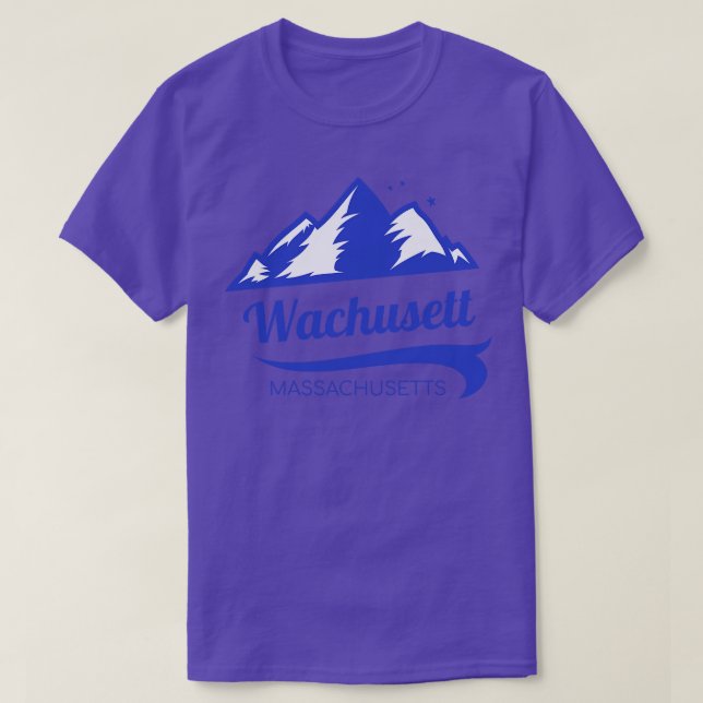 Camiseta WMassachusetts Mountain ski Massachusetts 1 (Frente do Design)