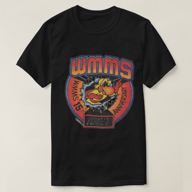 Camiseta WMMS 15th anniversary Classic T-Shirt (Frente do Design)