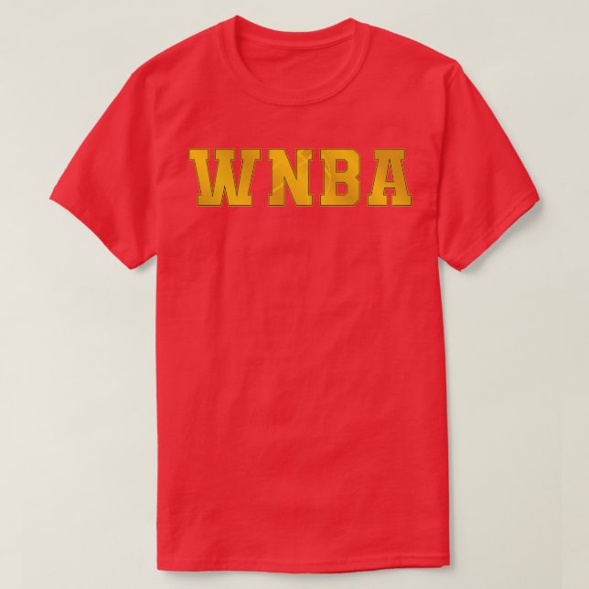 Camiseta WNBA 3 Dourado (Frente do Design)