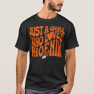 Camiseta Wnba Apenas Uma Garota Que Ama Phoenix Mercury